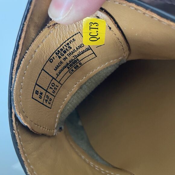 Dr. Martens Agnes Slip On Oxfords Black Leather Mary Jane Shoes Women's Size 10 - Picture 11 of 16